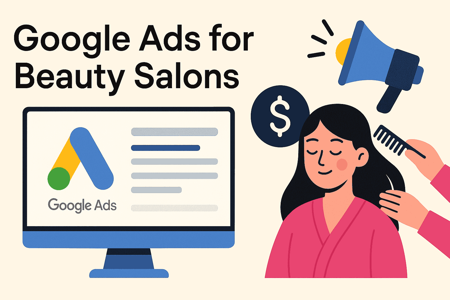 Google Ads for Beauty Salons – Get More Bookings & Local Clients Fast