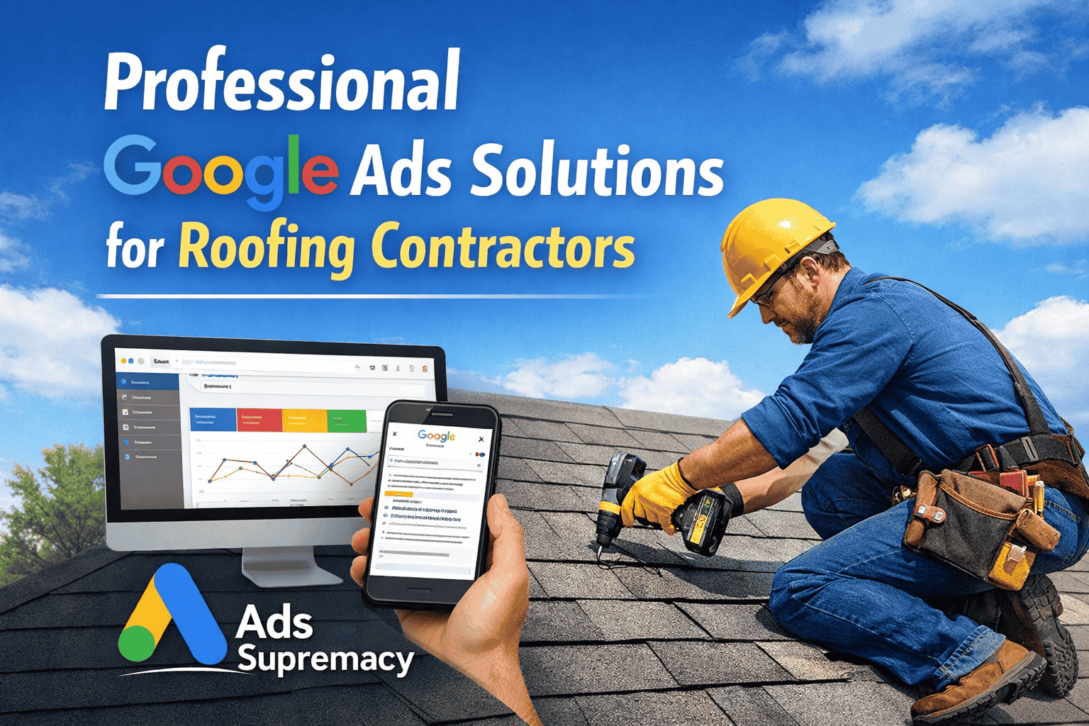 Professional Google Ads Solutions for Roofing Contractors
