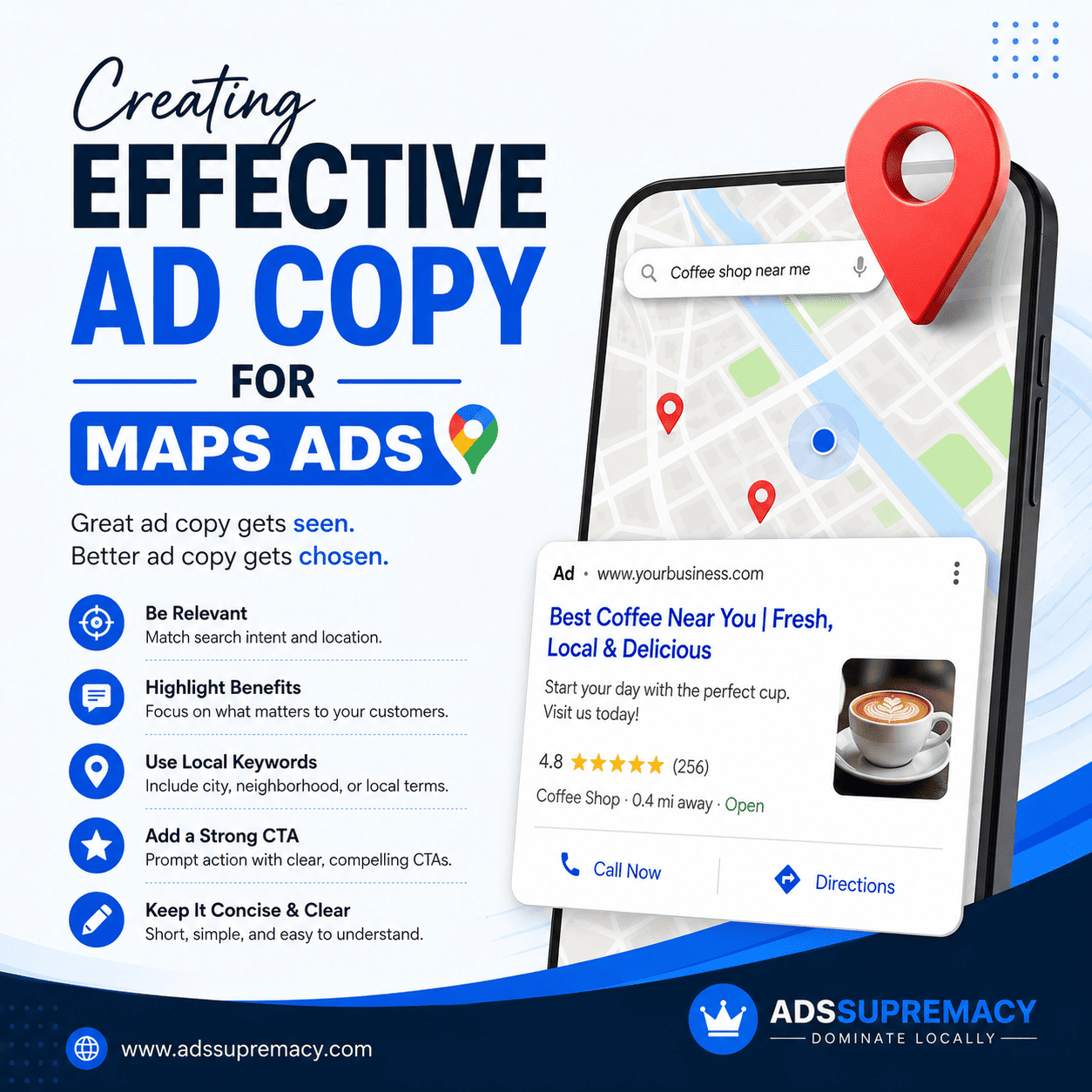 Creating Effective Ad Copy for Maps Ads