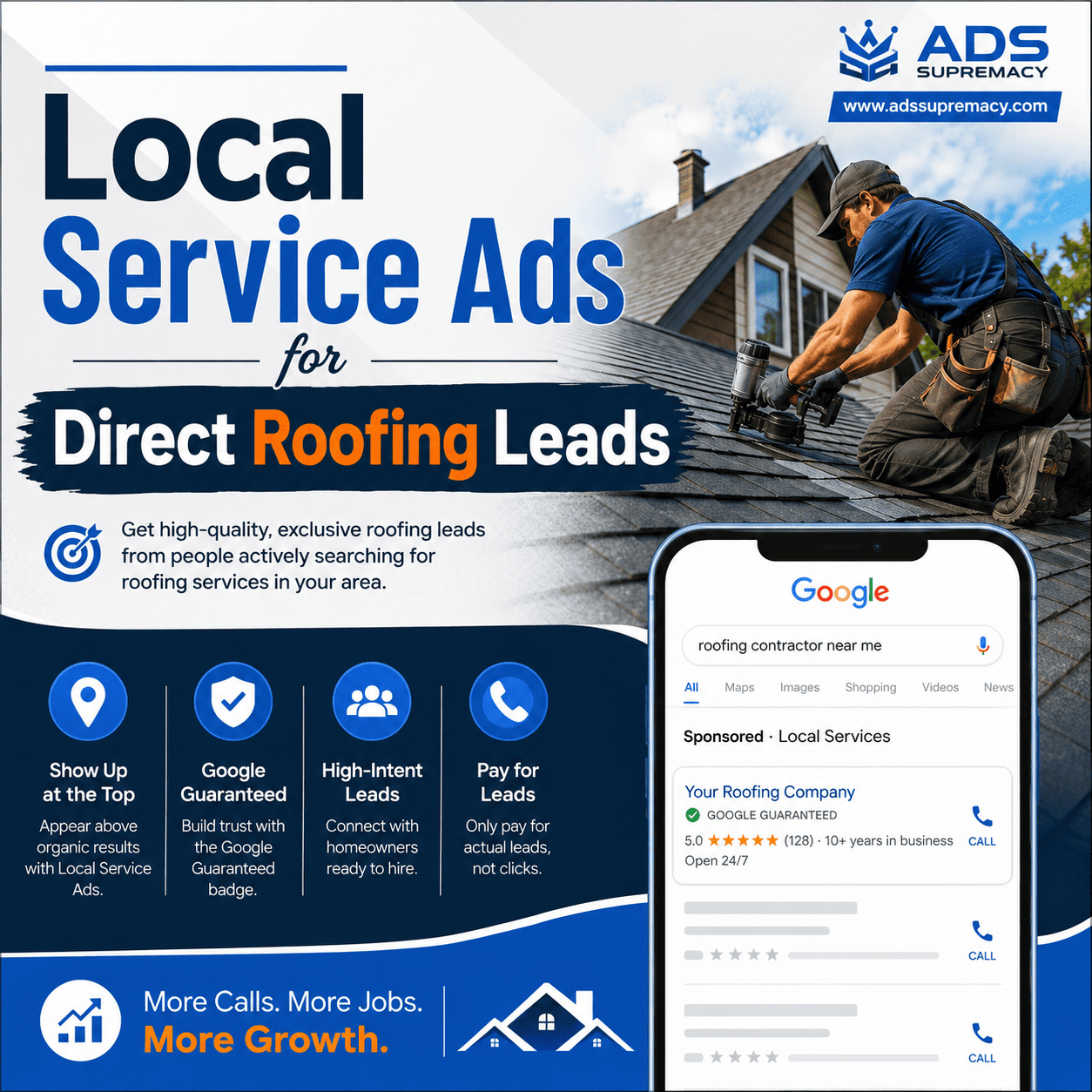 Local Service Ads for Direct Roofing Leads