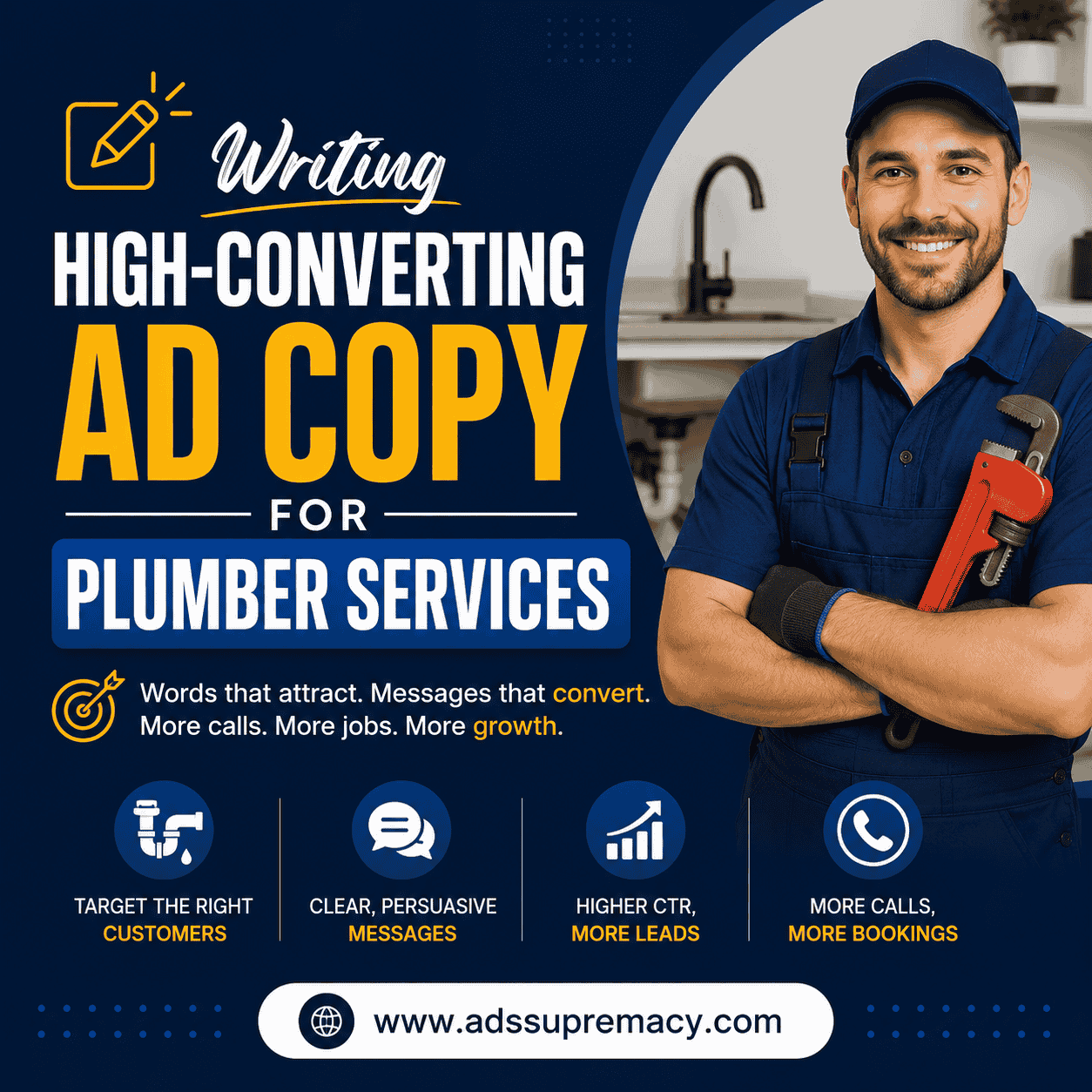 Writing High-Converting Ad Copy for Plumber Services